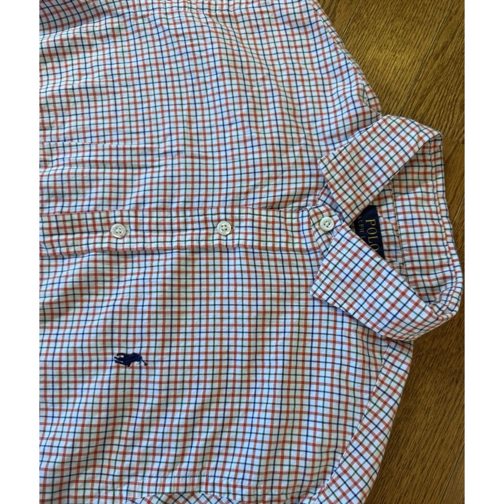 Polo Ralph Lauren Slim Fit Shirt Mens Sz L Casual Button Up Long Sleeve Plaid
